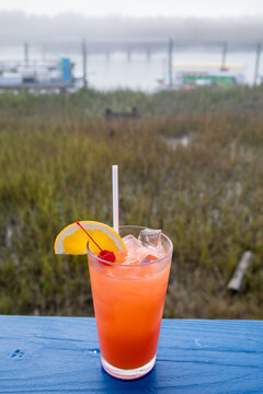 Cocktail at Coco's Sunset Grille Tybee Island