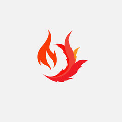 Naklejka premium Royalty -free stock vector ID : 1526983868Creative Fire Flame Logo Symbol Vector Illustration
