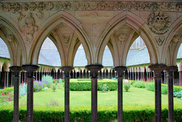 Mont Saint Michel's Cloister and Gardens