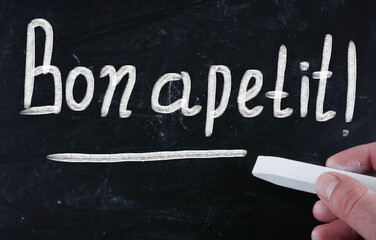 Closeup shot of a white text 