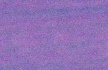 Very noisy purple glitching tv or computer screen background or texture. A lot of static. Texture...