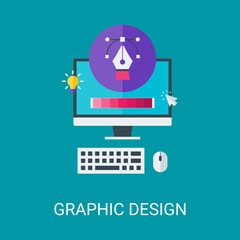 Graphic design vector illustration background in flat style. Suitable for web banners, social media, postcard, presentation and many more.