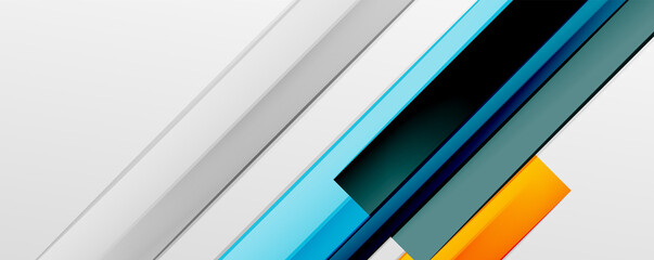 Color abstract lines trendy geometric background for business or technology presentation, internet poster or web brochure cover, wallpaper