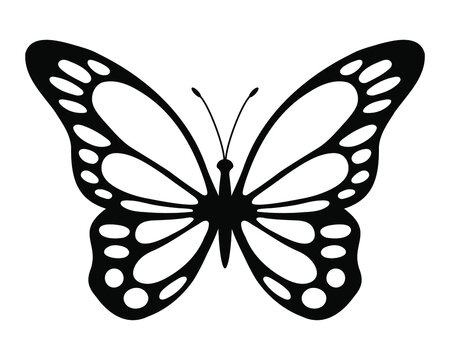 Free Printable Butterfly Silhouette Template 43% OFF