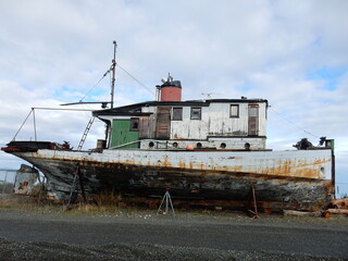 Old Wooden Tugboat 