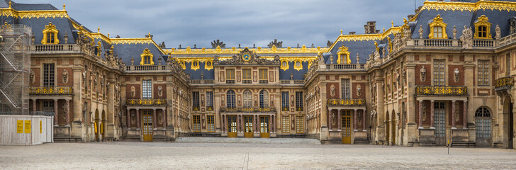 The castle of Versailles in Paris in France