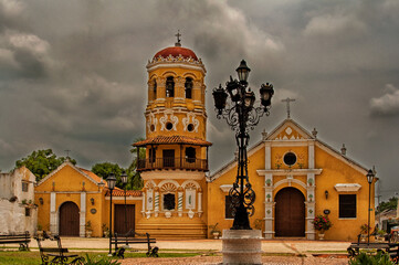 Ornate Church in Antigua, Guatemala