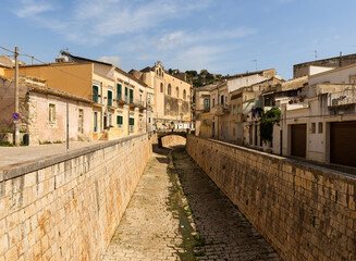 Walking Around the Beautiful Streets of Scicli, Province of Ragusa, Sicily Italy.