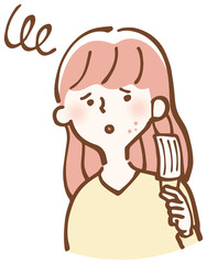 マスク　ニキビ　女性