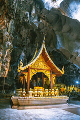 Fototapeta premium Wat Tham Chiang Dao temple, cave in Chiang Mai province, Thailand