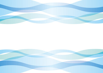 ウェーブの抽象背景　青