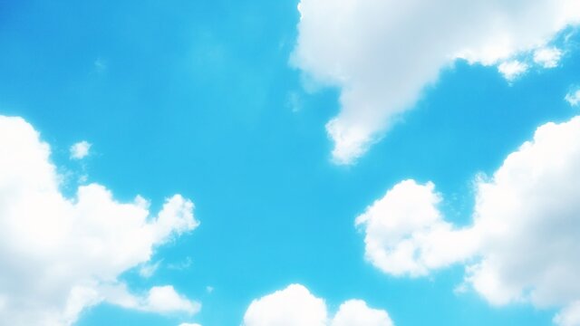 blue sky with clouds