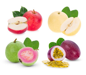 fruit isolated on white background