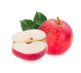 An apple fruit isolated on white background