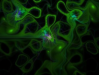 Imaginatory fractal background generated Image