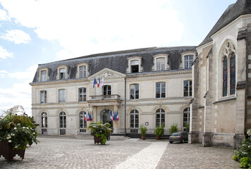 Fototapeta premium Blois, France. City hall facade