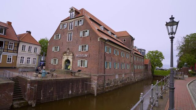Beautiful view in the historic city of Stade Germany - travel photography