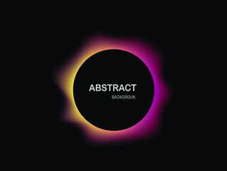 Set of isolated abstract aqua spot with gradient or dynamic color.Vector colorful neon templates. Circle shapes with vivid gradients. Fluid gradients for banners, Abstract liquid shape black, 3d.eps10