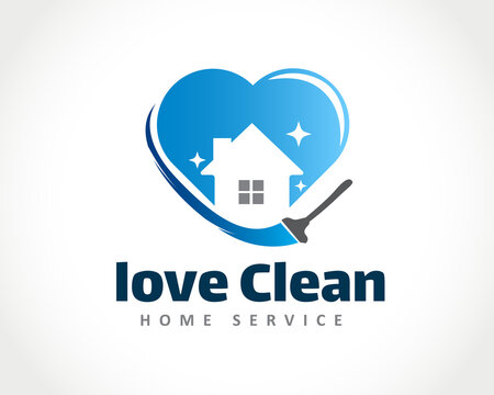 like cleaning home house logo icon symbol design illustration