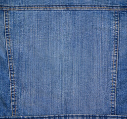 Jeans background with seam
