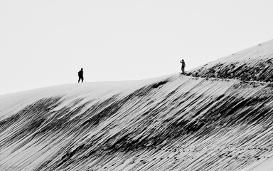 Le Monde vu depuis la dune du Pilat 