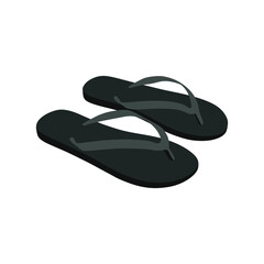 Flip flops isolated on a white background