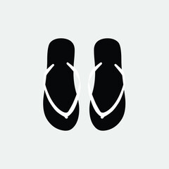 Flip flops isolated on a white background