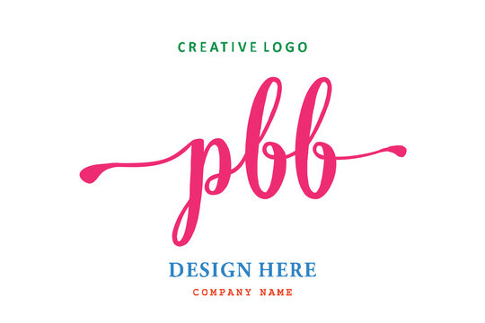 PBB lettering logo is simple, easy to understand and authoritative