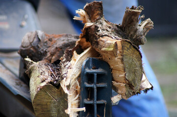 Holzspalter zum spalten von Brennholz