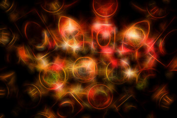background of abstract glitter led lights, glowing effect