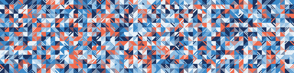 Abstract Geometric Pattern generative computational art illustration