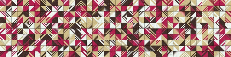 Abstract Geometric Pattern generative computational art illustration