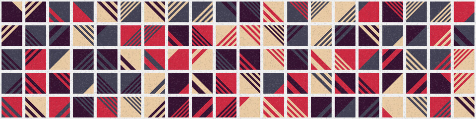 Abstract Geometric Pattern generative computational art illustration