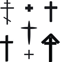 black cross with background