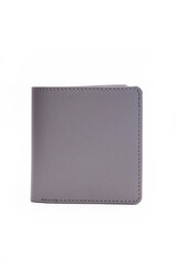 grey wallet on a white background. card wallet