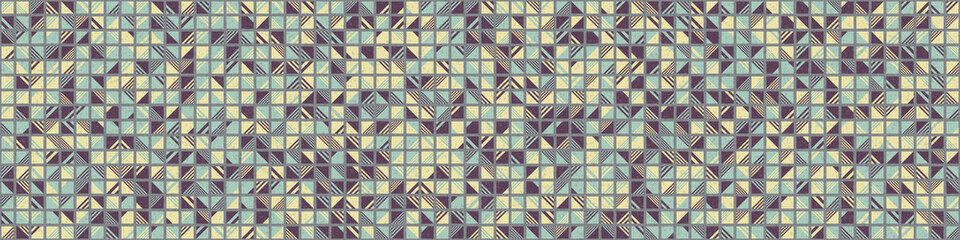 Abstract Geometric Pattern generative computational art illustration