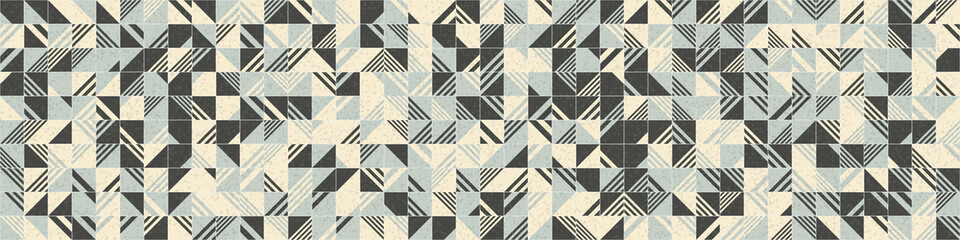 Abstract Geometric Pattern generative computational art illustration