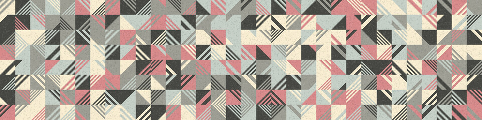 Abstract Geometric Pattern generative computational art illustration