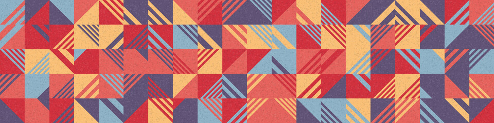 Abstract Geometric Pattern generative computational art illustration