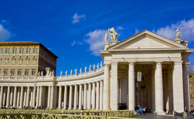 Apostolic palace in Vatican city ,Italy in Europe
