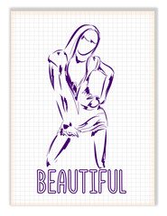 fashion women summer, fashion illustration, fashion show background, fashion model female, fashion technical sketch, fashion model elegance, fashion online shopping illustration, fashion color for spr