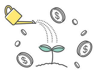 simple illustration of money image © yukik