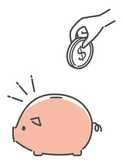 simple illustration of money image