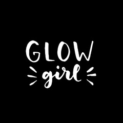 Women's rights quote, phrase. Vector lettering about feminism, woman rights, motivational slogan. Women support and empower, care of yourself, self-care poster.