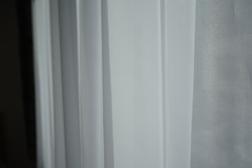 glass curtains close up