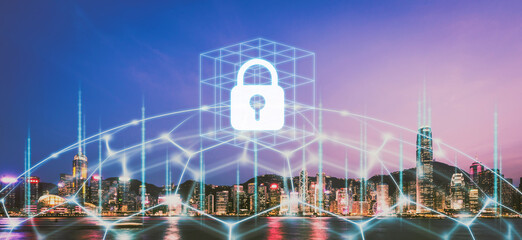 Cyber security smart network city of Hong Kong