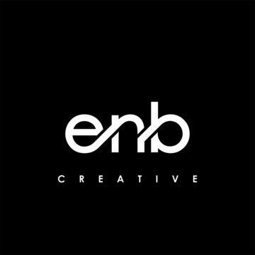 ENB Letter Initial Logo Design Template Vector Illustration