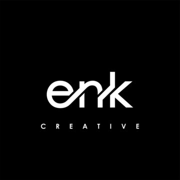 ENK Letter Initial Logo Design Template Vector Illustration