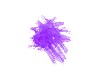 Beautiful purple watercolor brush illustration