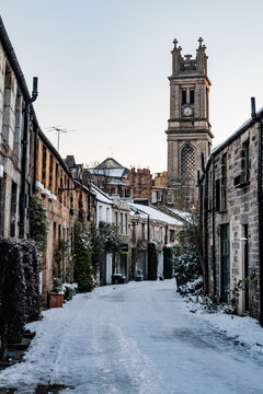 Circus Lane In Stockbridge, Edinburgh